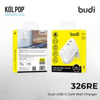 Gambar Budi 326RE PD 65W Dual USB-C GaN Wall Charger dari Koolpop Electronics Kota Administrasi Jakarta Barat 2 Tokopedia