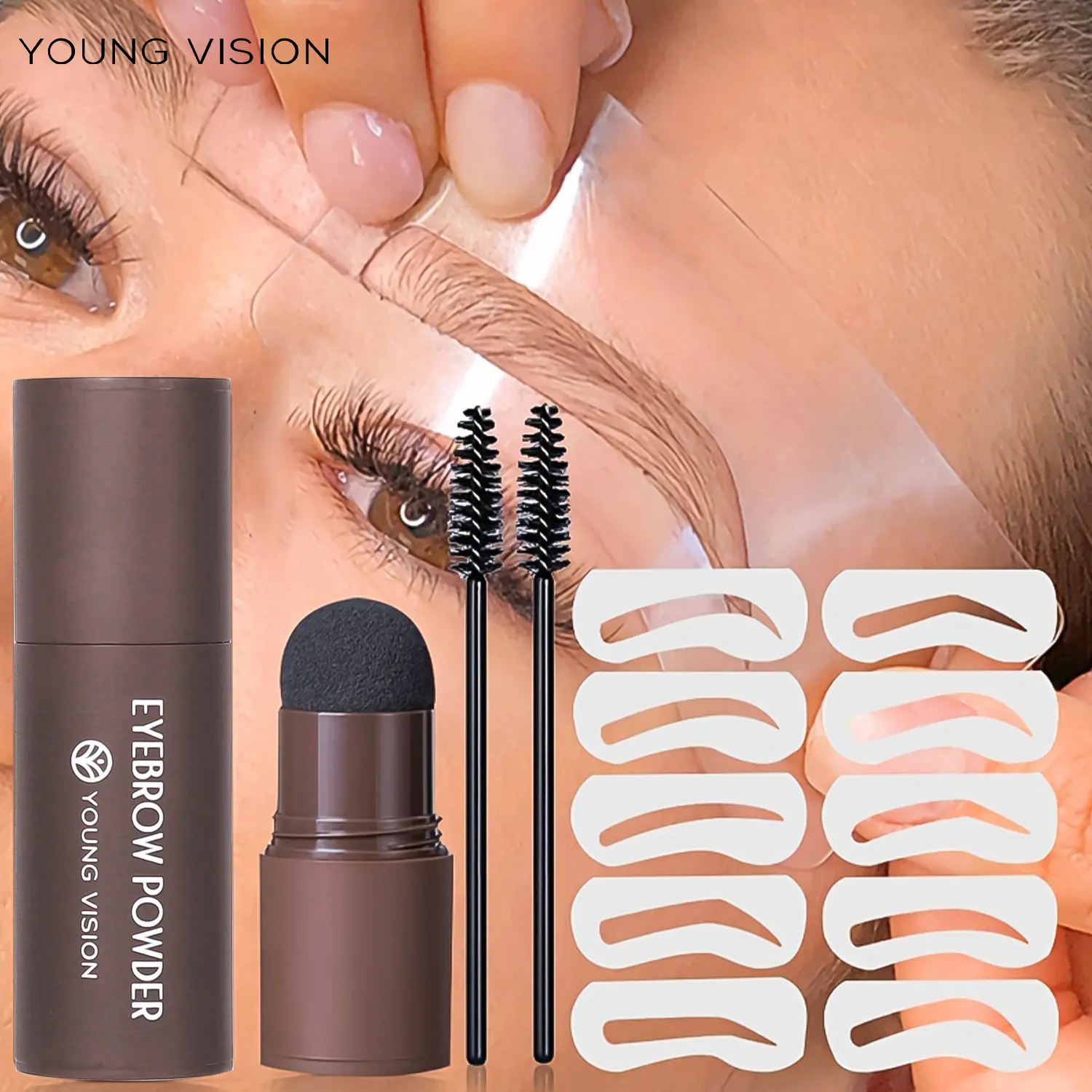 Young Vision New Repair Eyebrow Powder Hairline Sculpting Contour ...