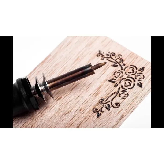 Solder Ukir Lukis Kayu Wood Carving Burning Pyrography Pen Set 5 Mata 4
