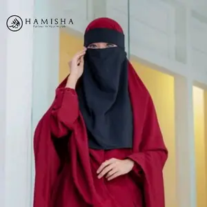 NIQAB CADAR BANDANA premium wolfish adem lembut jatuh original HAMIZ HAMISHA