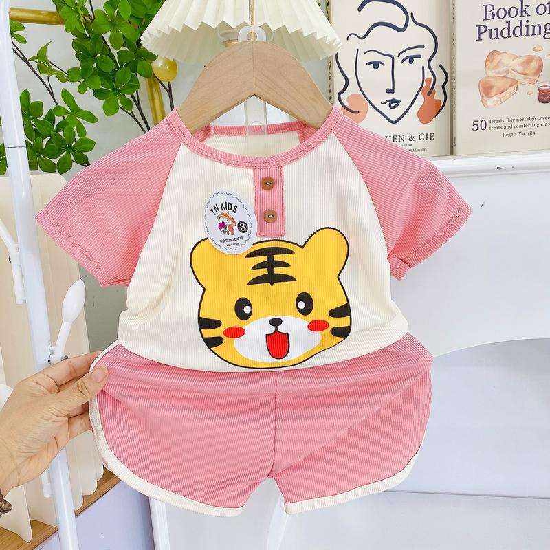Product Introduction of Kombo 5 bộ quần áo chất tăm lạnh phối màu hình in cực kute 5