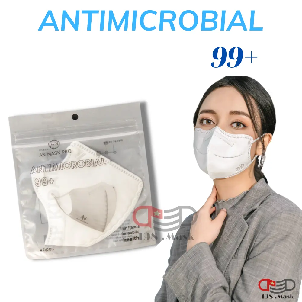 (COMBO 100C) Khẩu Trang N99 6D AN Mask Pro 5 lớp lọc kháng khuẩn công nghệ nano