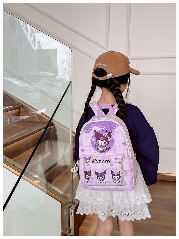 Product Introduction of B&B Girl Kids Bag Kuromi Cinnamoroll Melody Sanrio Backpack Beg Sekolah School Bag Kindergarten Beg Budak Murah Beg Tadika Taska Beg Kanak-Kanak Melody Bag Hello Kitty Bag Cinnamoroll Bag Women's Bag Cute Cartoon Backpack 18
