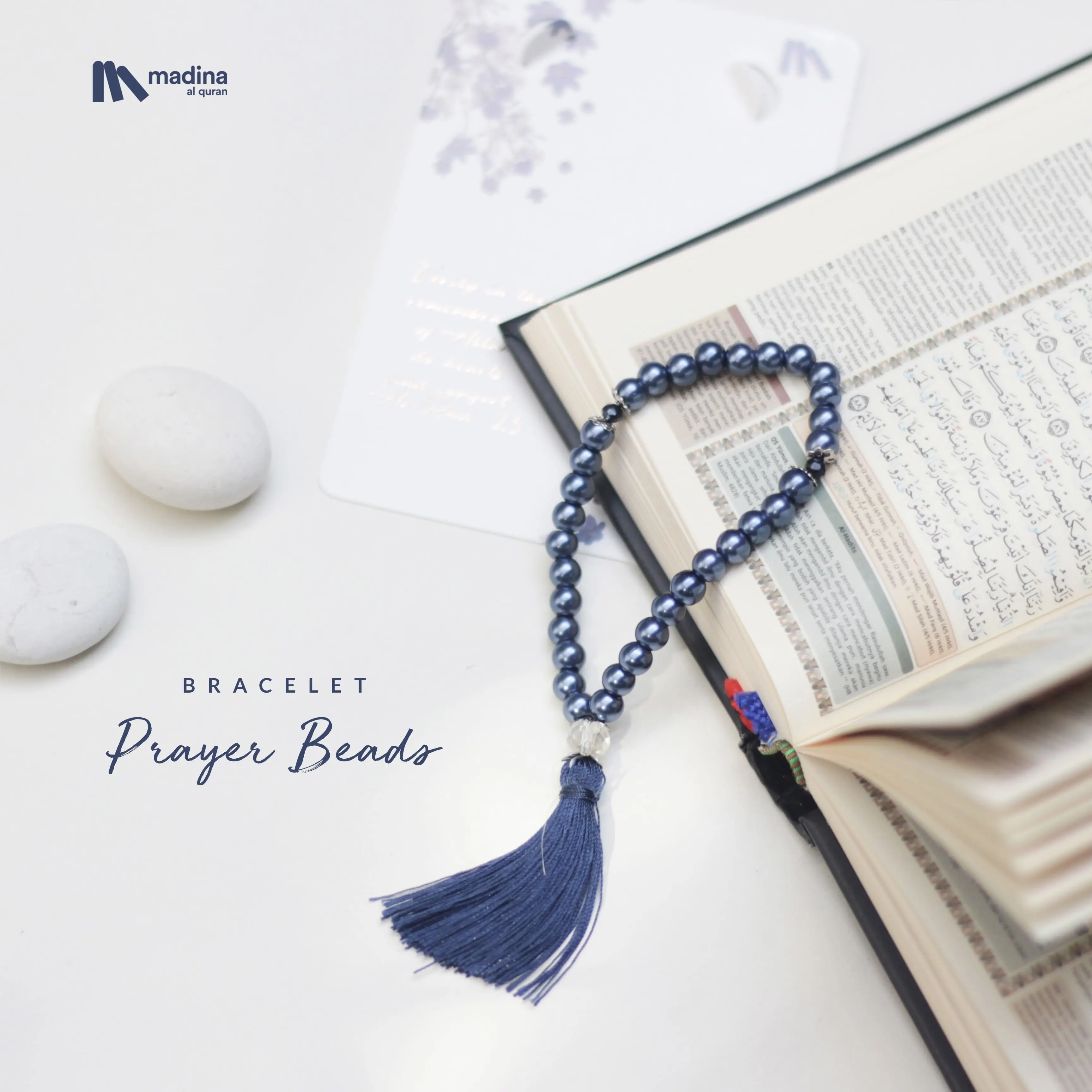 Madina Quran - Gelang Tasbih Mutiara Wanita Muslim
