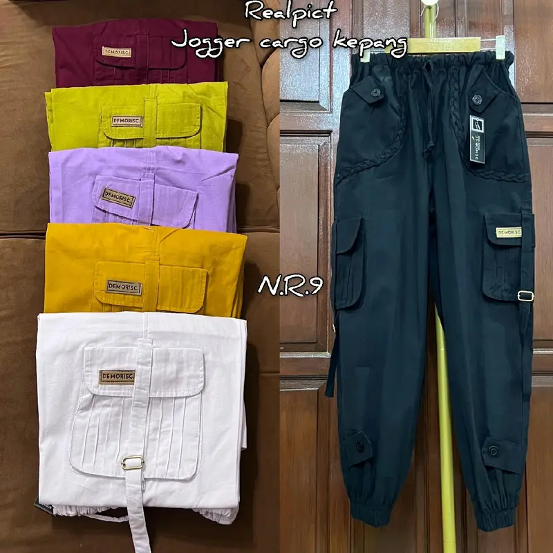 celana Jogger kargo model kepang best seller 7