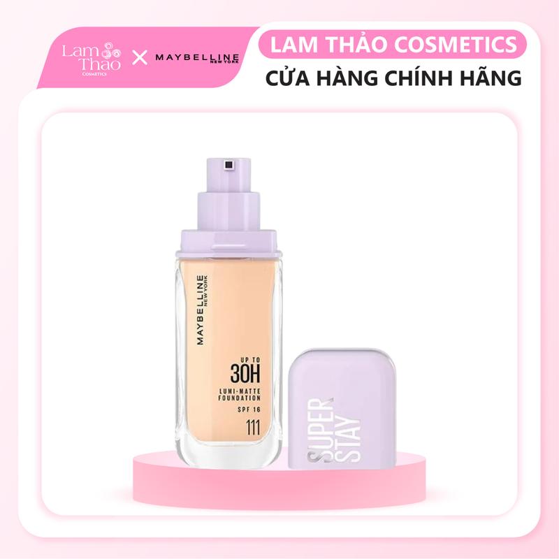Kem Nền Bắt Sáng Maybelline Super Stay Up To 30H Lumi-Matte Foundation  Cosmetic
