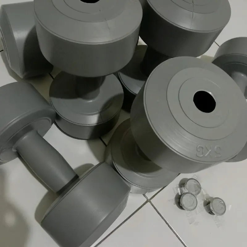 dumbell kosongan/barbel klontongan uk 5kg sepasang (2pcs) 3