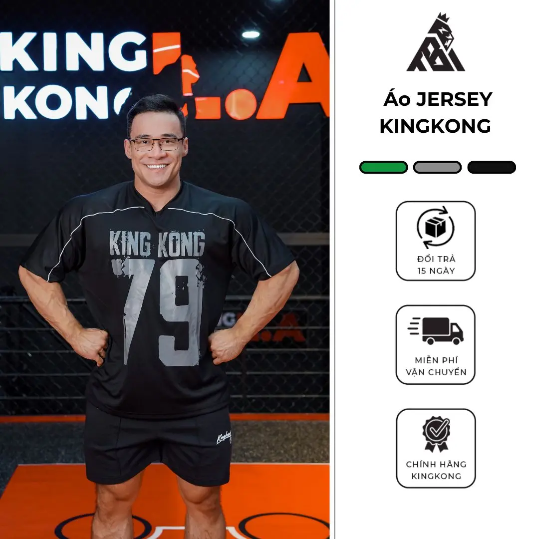 [Mới T12] Áo Thun Chất Mè Oversize Nam Nữ Thể Thao KINGKONG 79 - Local Brand TB KINGKONG SPORT WEAR