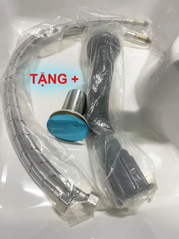 [full] Bộ 8 Món Bàn Đá Lavabo 1 Tầng Chậu Dương Có Gương - Tiến Đạt bn105 7