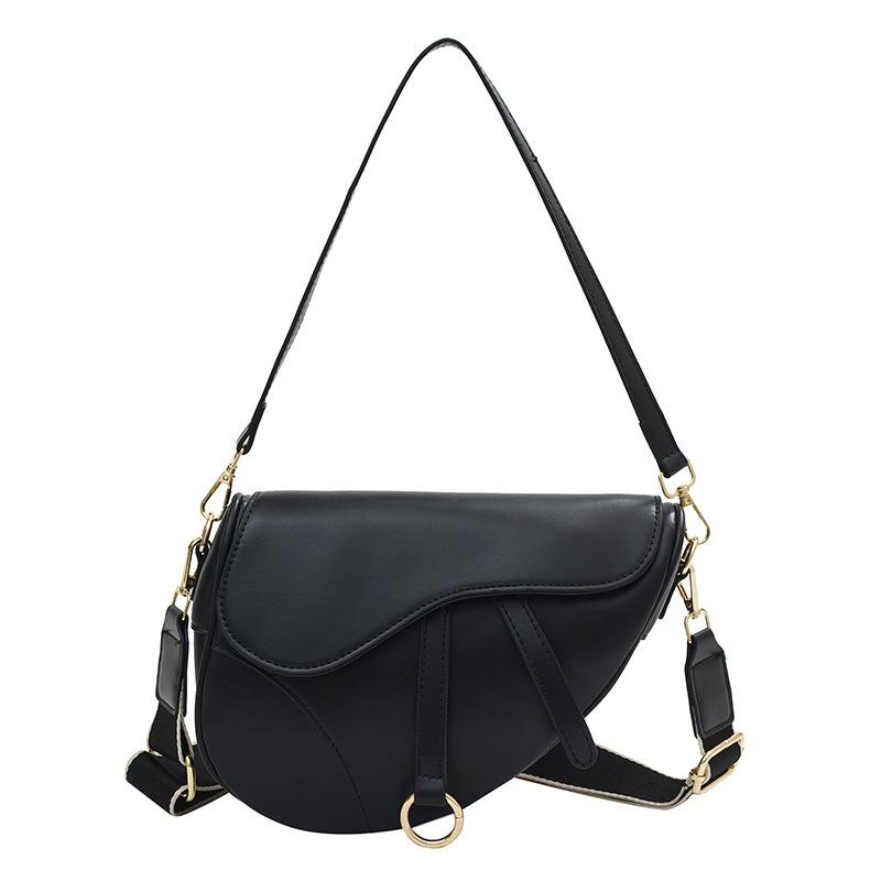 Women's Crossbody New Fashion Pouches High-End Fashion Exquisite One-Shoulder Versatile Saddle Bag Shoulder Bag 9