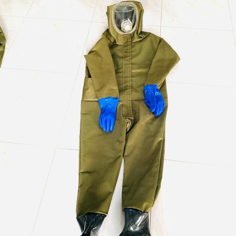  Quần áo bảo hộ bắt ong rừng vải bạt kaki siêu an toàn mẫu mới có mặt nạ chống độc - Bảo hộ bắt ong rừng bo  trèo  cây thùng  nuôi  ong  mật guốc 