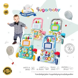Sugar Baby My Circus Push Walker- Baby Walker Mainan Dorong Bayi