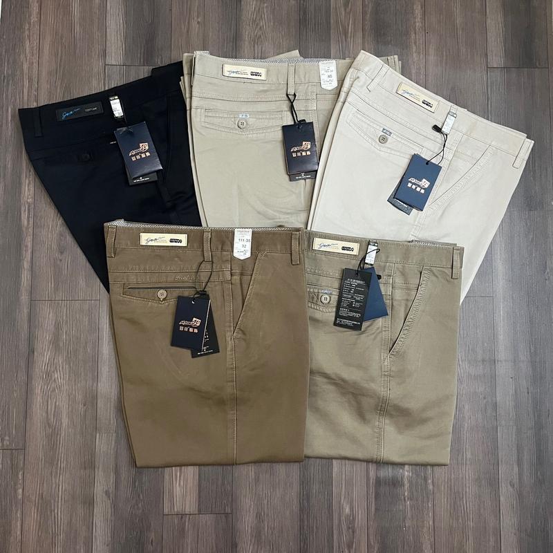 Quần kaki quần thô nam trung niên hàng quảng châu cao cấp chất mềm mịn + Ảnh thật shop tự chụp, bên ngoài đẹp hơn rất nhiều Menswear Pants Đen