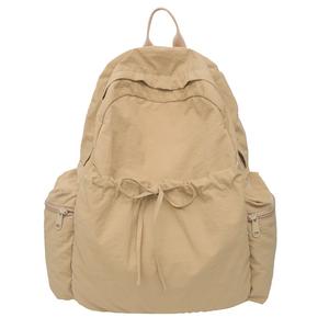 Beg galas sekolah, Ketibaan baru, Gaya Segar, Beg bahu berganda, Gaya Preppy, Warna pepejal, Sesuai untuk Kembali ke Sekolah dan Penggunaan Kampus; Beg beg galas kampus