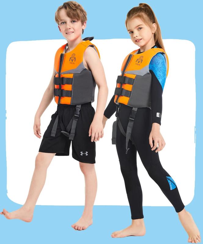 Product Introduction of Kids Buoyancy Snorkel Vests, Life Jacket for Children, Swim Vest for Boys and Girls, Swimsuit Flotation Swimming Aid 8