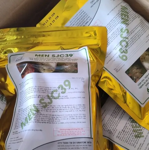 Men vi sinh SJC39 men vi sinh chuyên gây thức ăn tự nhiên cho tôm sach day vitamin c visinh choca 4