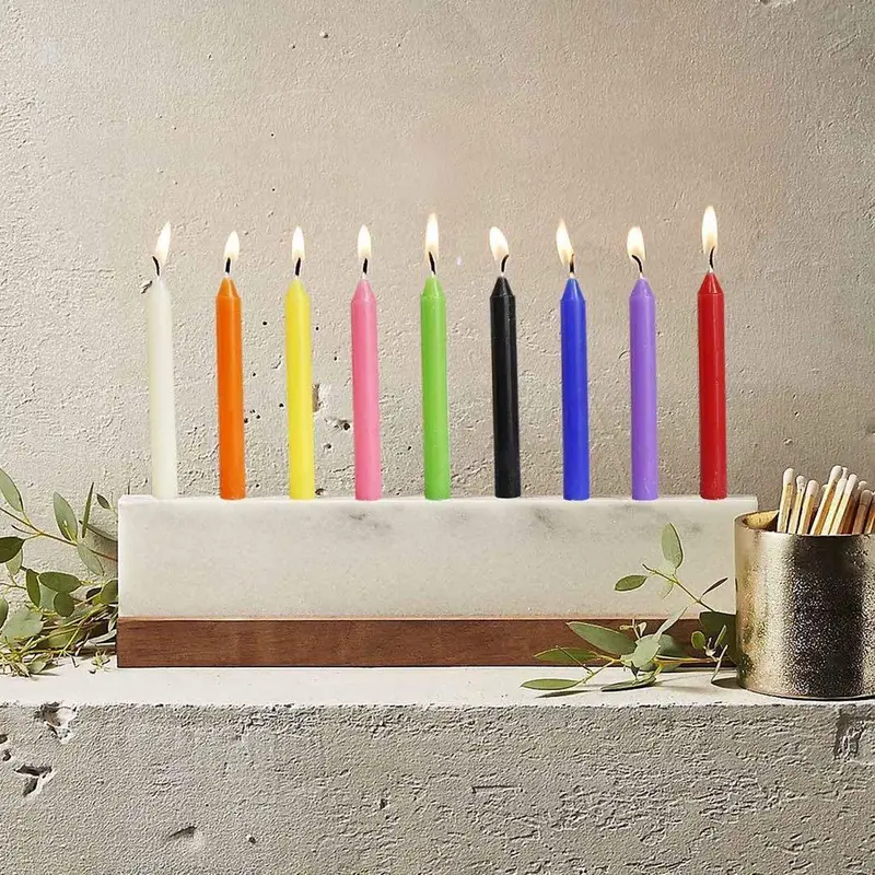 Colorful Candle Stick, 100pcs/set Wax Candle Stick, Candle Supplies for Home Decor, Party Decor, Wedding Decor, Stocking Fillers Gift 2