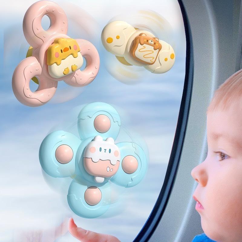 Combo 3 Đồ Chơi Con Quay Spinner Chicken Bề Mặt Nhẵn An Toàn Cho Bé Chất Liệu Nhựa ABS Cao Cấp Toys dochoi chobeyeu