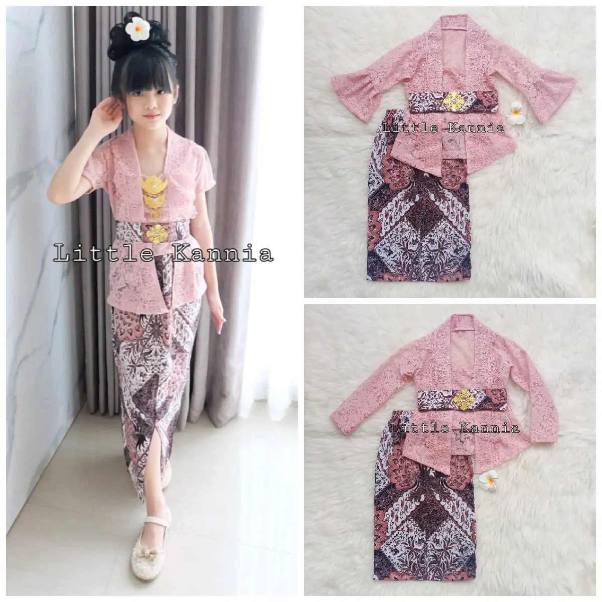 SET KEBAYA ANAK KUTUBARU KS006