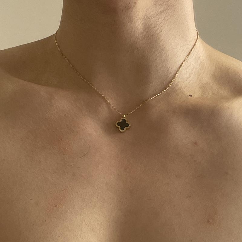  Vòng Cổ cỏ bốn lá Thời Trang Phong Cách Cổ Điển Cá Tính Thiết Kế Độc Đáo Cao Cấp Phong Cách Đơn Giản 