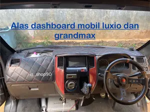 Alas Dashboard Mobil Grand Max dan Luxio Car Kulit Sintetis Hitam Fit Dashboard Meredam Sinar Matahari Melindungi dari Kekusaman