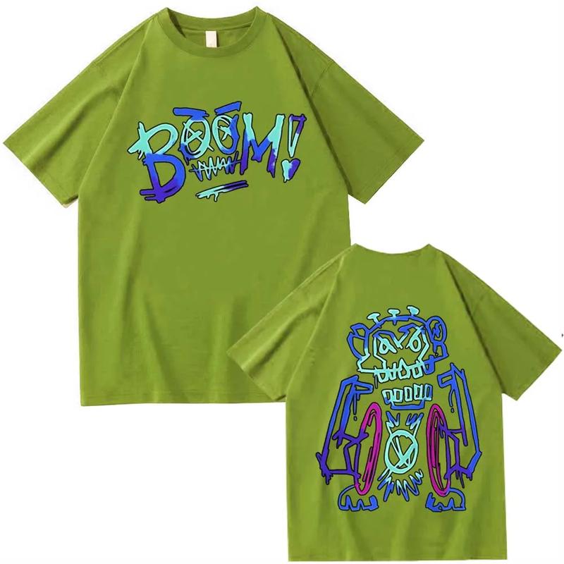 Product Introduction of Popular Anime Arcane Jinx Graffiti 3D Printed T-shirt for Men and Women in Large Size, Loose O-Neck, Summer Casual Short sleeved T-shirt Clothing Top 9