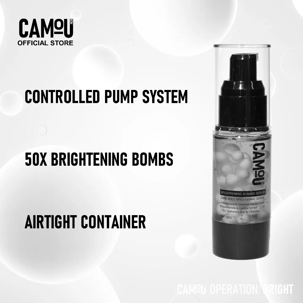 Camou Men Brightening Bombs Underarm Whitening Serum Glutathione Sakura Extract Licorice - TikTok Shop Philippines Camou Men Brightening Bombs Underarm Whitening Serum Glutathione Sakura Extract Licorice - TikTok Shop Philippines
