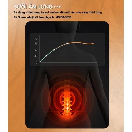 Ghế đệm massage trên ô tô và tại nhà Nikio NK-150 - Xoa bóp cổ vai gáy và rung toàn thân 6