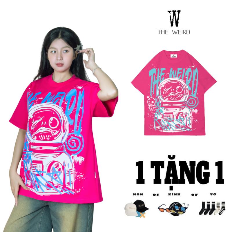 Áo thun The Weird Local Brand Unisex Form Rộng Oversize Tay Lỡ ATK1148 (Mua 1 sản phẩm tặng Nón, Kính or Vớ)
