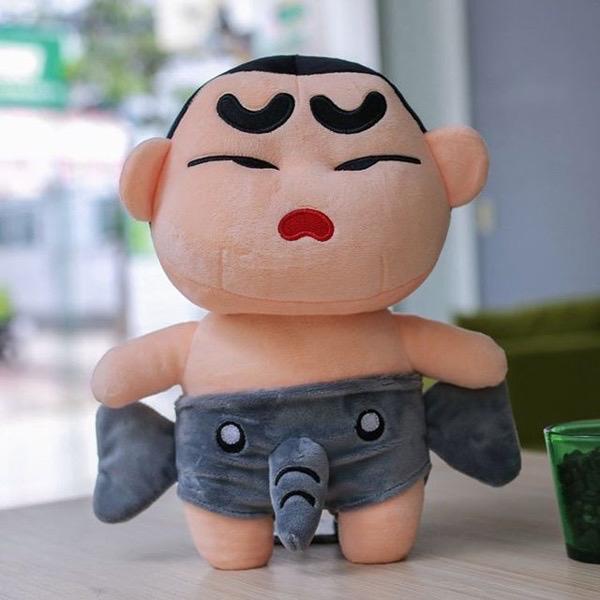 Gấu Bông ciu Shin Cậu Bé Bút Chì, Gấu Bông kiu kiu Shin quần vòi voi, Thú Nhồi Bông Shin mặc quần voi Thú Bông Toy Đồ Chơi 1