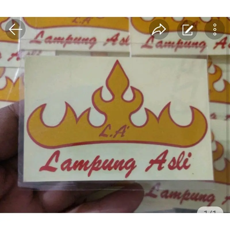 COD stiker cutting ASLI LAMPUNG singer KUALITAS TERBAIK TERMURAH Naziastiker 2
