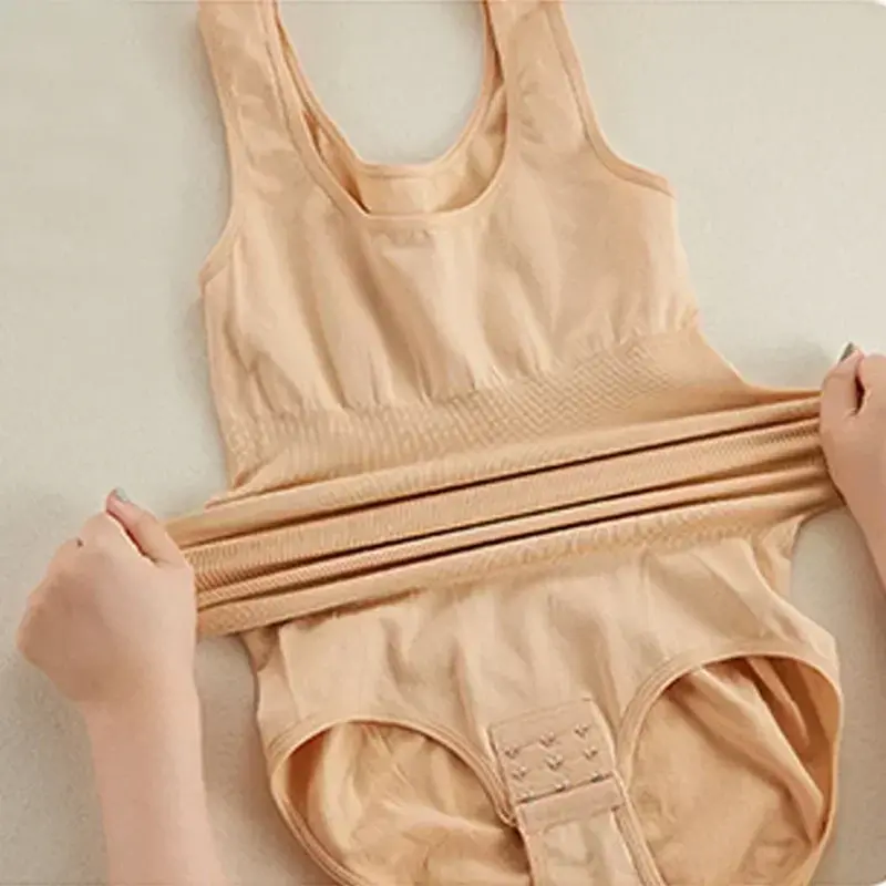 Đồ Lót Nữ Áo Nịt Ngực Bụng, Màu Trơn Đồ Lót Định Hình Cơ Thể Bodysuit Không Đường May, Thời Trang, Phụ Kiện Thời Trang Nữ, 1 Mảnh 5