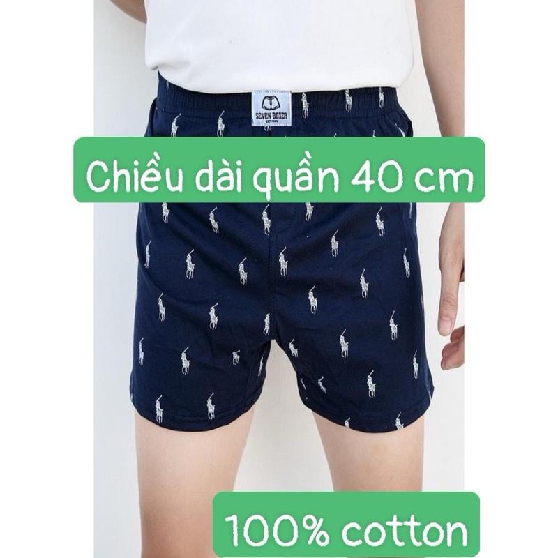 Quần đùi nam cotton mát nhẹ quần short mặc ở nhà đi ngủ thanh niên và trung tuổi 7