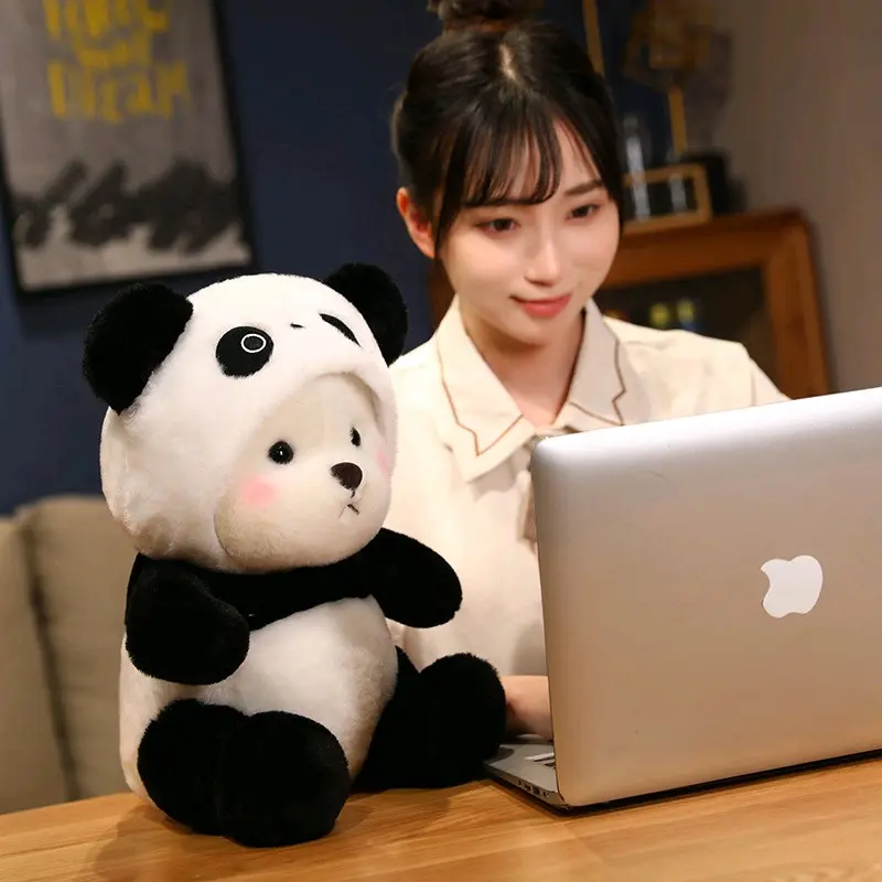 Boneka Teddy Bear Kostum Hoodie Beruang Lotso Viral Hadiah Dolls 4