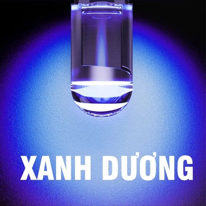 Combo 7 bóng đèn đồng hồ+đèn hậu thấu kính F1 8