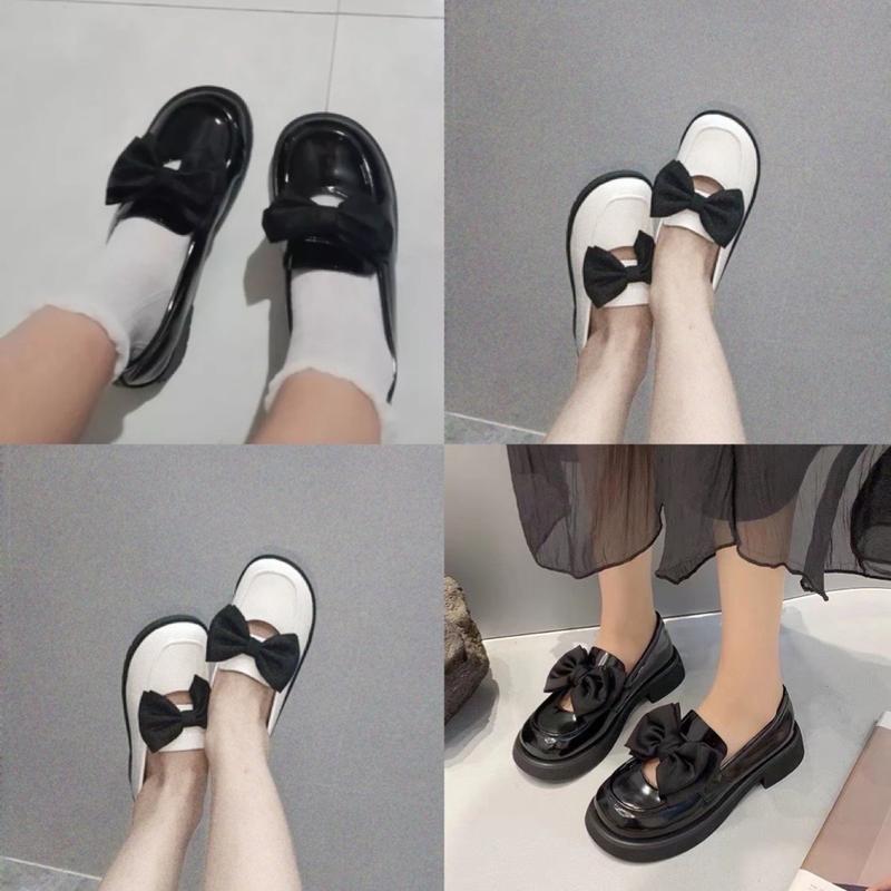 Giày oxford đế đốc thắt nơ tiểu thư cực xinh Nữ Shoes