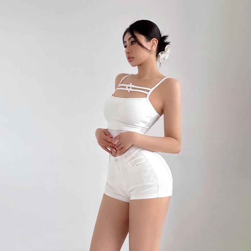 Quần Đùi Nữ Cạp Trễ PINKSTORE29 Kiểu Ôm Tôn Dáng Q129 7