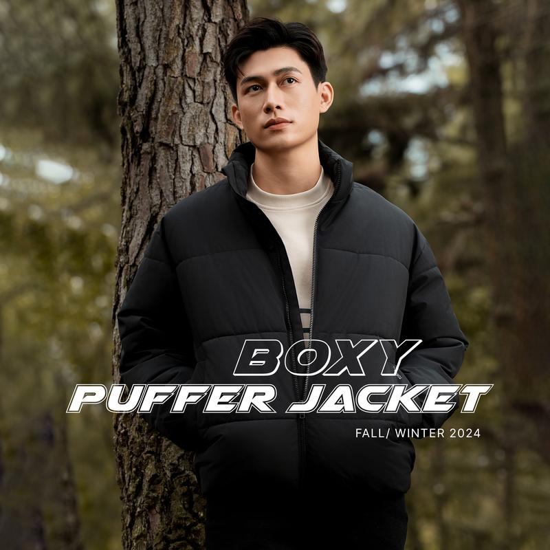 Áo phao béo TORANO chần bông cổ cao, giữ ấm cực tốt, thiết kế trẻ trung CF004 Puffer Jacket Nam Menswear Tre Kem Kem