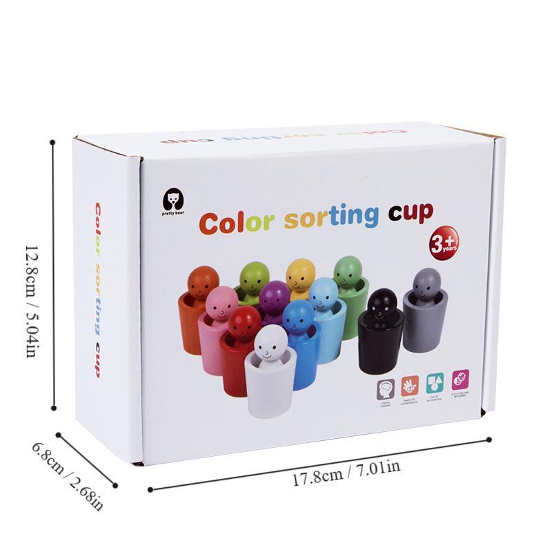 Product Introduction of Colorful Stacking Cups Toy, 12pcs/set Mini Cute Building Blocks Toys for Color Recognition, Creative Stacking Toys for Birthday Gifts, Valentine's Day Gift 1