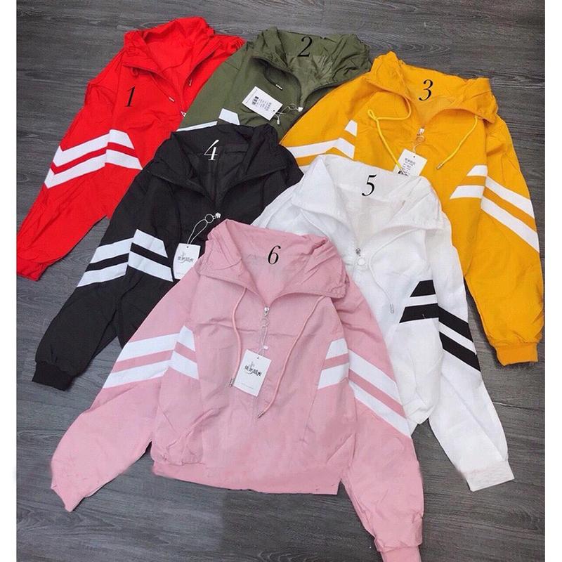 [TN] Áo khoác dù 2 lớp form cánh dơi không nón đẹp cá tính rất hot-A1085 Nữ Top