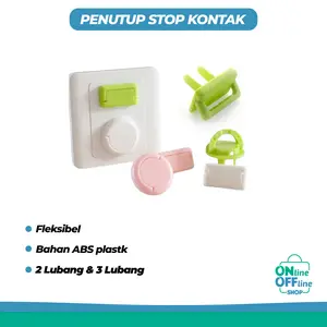 Pengaman Stop Kontak Penutup Lubang Colokan Listrik Socket Cover Electrical Safety 833