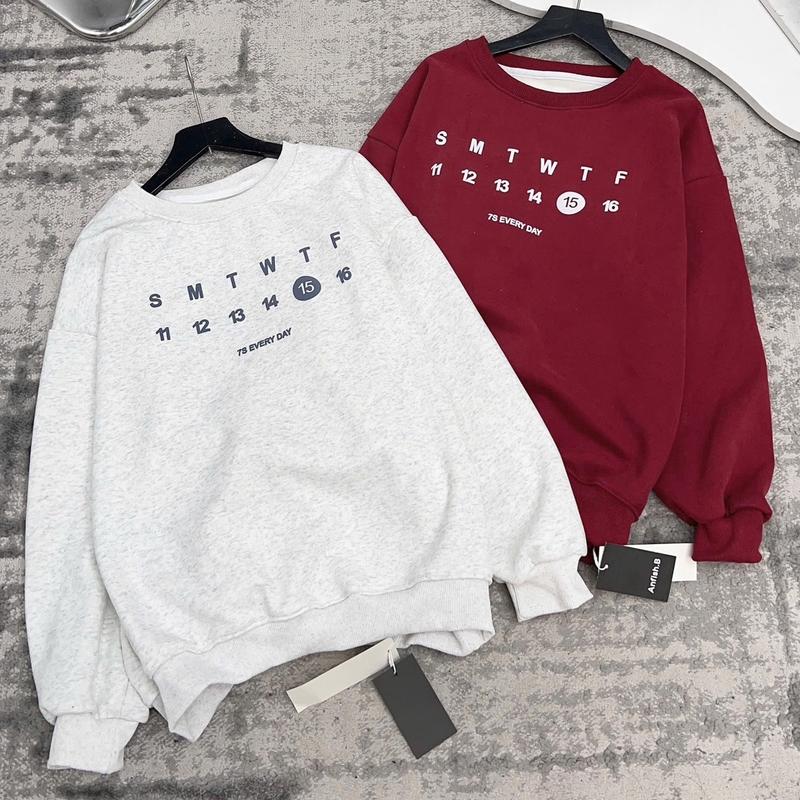 [Nỉ Lông Cáo _ Bảo hành không xù]  Áo sweater cổ tròn nam nữ, nỉ lót nhung, in hình dễ thương chắc chắn, form vừa dưới 60kg, 1m65 Top 7