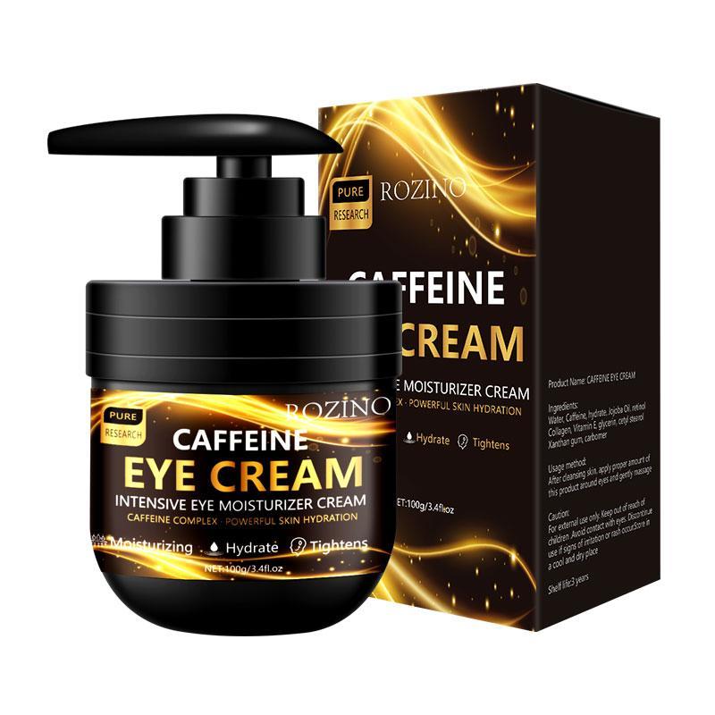Black Press Jar Caffeine Eye Cream, Moisturizing Eye Cream, Eye Care Product for Women & Men, Daily Skincare Product for Daily Use 0