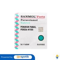 Gambar SANMOL FORTE 650 MG STRIP 4 TABLET dari Apotek Zulkarnain by GoApotik Kota Bekasi 1 Tokopedia