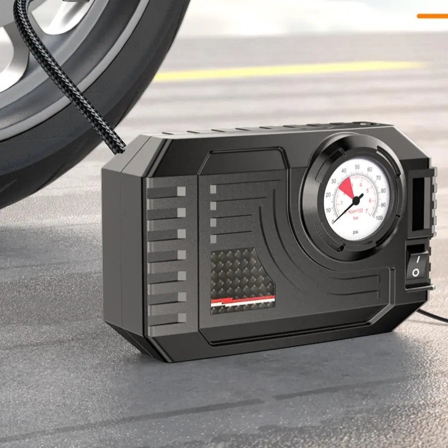 12V Car Air Pump, Mini Portable Car Air Pump with Digital Display, Car Tire Inflator, Professional Car Tire Inflation Tool