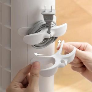 Cable Clip, Cord Organizer, Power Cord Holder, Cable Management, Home Organizer for Kitchen & Living Room