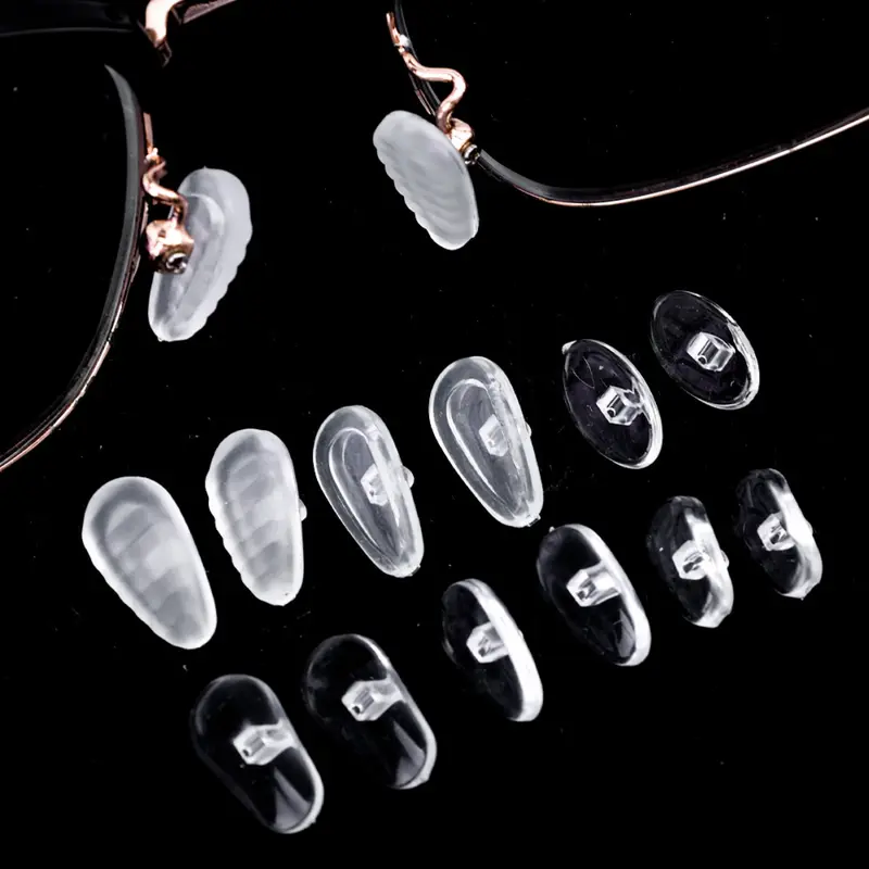 Miếng Đệm Mũi Kính Mắt, 36 Cặp, Với Tuốc Nơ Vít, Nhíp, Móc Tai, Hình Bầu Dục, Đệm Khí, Miếng Đệm Mũi, Chống Trượt Và Chống Sốc, Làm Bằng Silicon, Thích Hợp Để Thay Thế Và Sửa Chữa Kính Mắt, Phụ Kiện 3