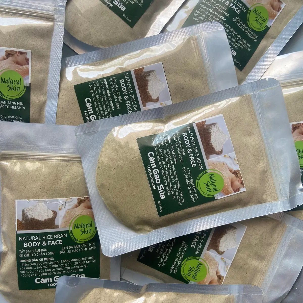 Cùi/cám gạo sữa 100gr