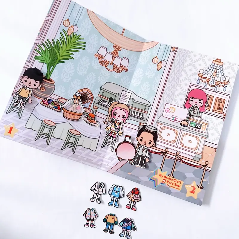 Buku Mainan Edukasi Anak Tocaboca vol. 5 Hotel Bintang Lima 1