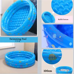 Kolam 3 Ring 100cmx40cm K-826 k826- kolam mandi bola - kolam 3 ring gelembung - kolam anak -kolam renang